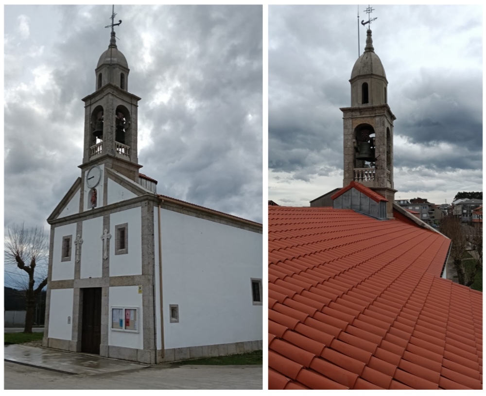 Igrexa San Antonio de Agualada reformada