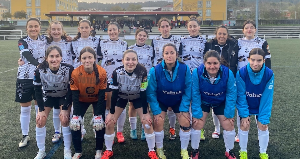 11 do Outes FC Fem marzo 2025