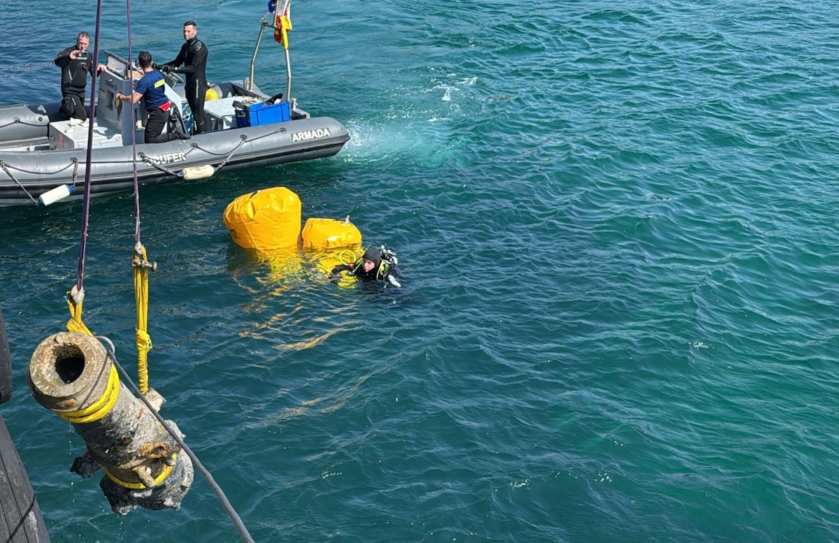 Canón pecio Fisterra 4