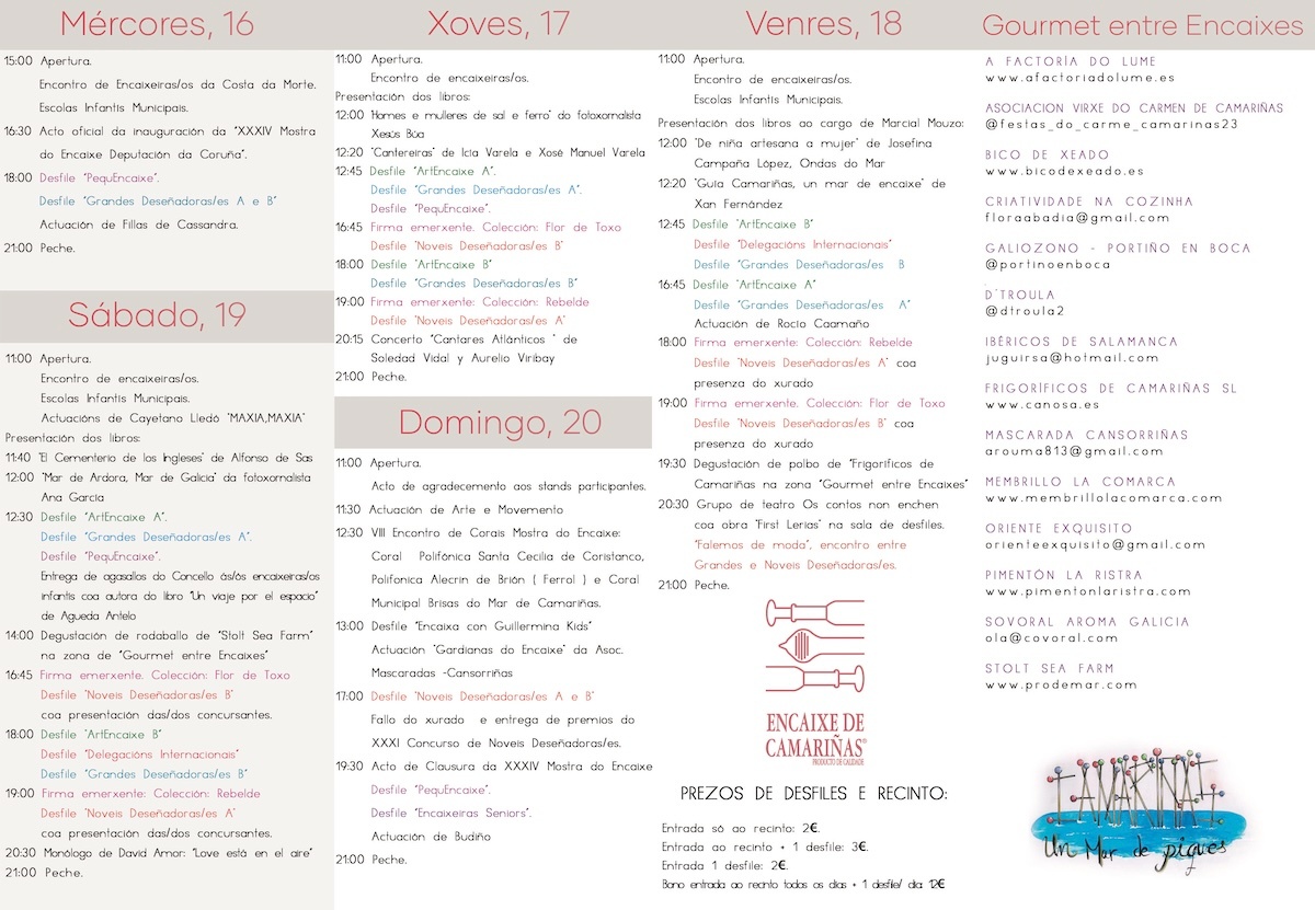 PROGRAMACIÓN Mostra Encaixe 2025