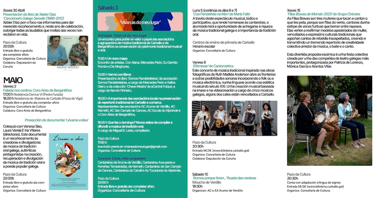 Programa das Letras Carballo 2025 1