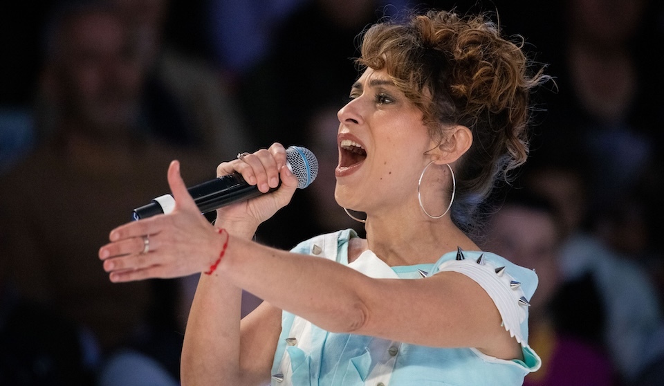 Rocio Caamaño na Mostra do Encaixe de Camarinas 2025