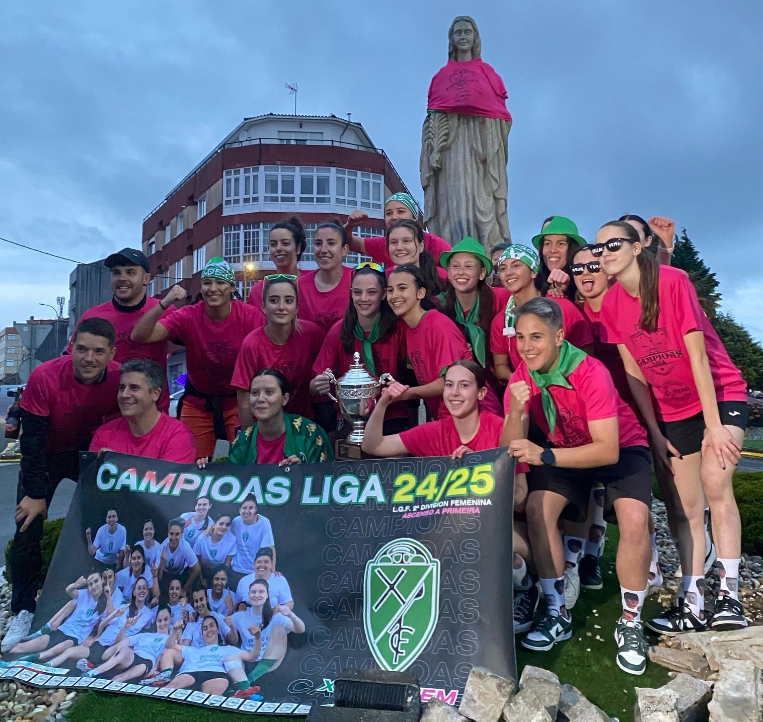 Xallas FC campionas de 2 FEM 2