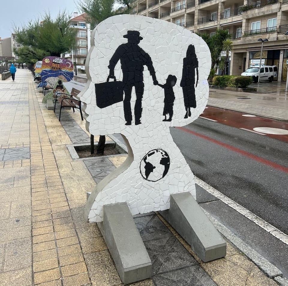 Murais de Lar de Mulleres en sanxenxo