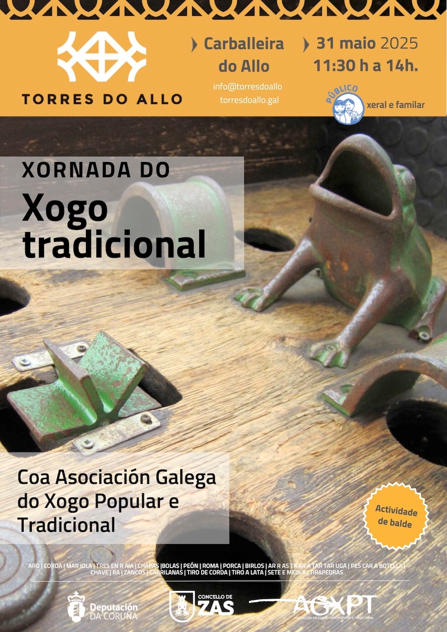 Cartel Xornada do Xogo tradicional A3 copia