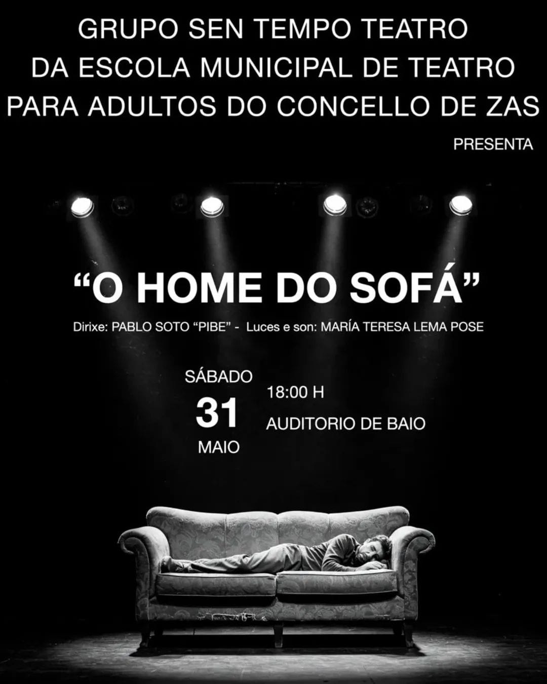 Sen Tempo Teatro HOme do Sofan Baio 31 de maio 2025