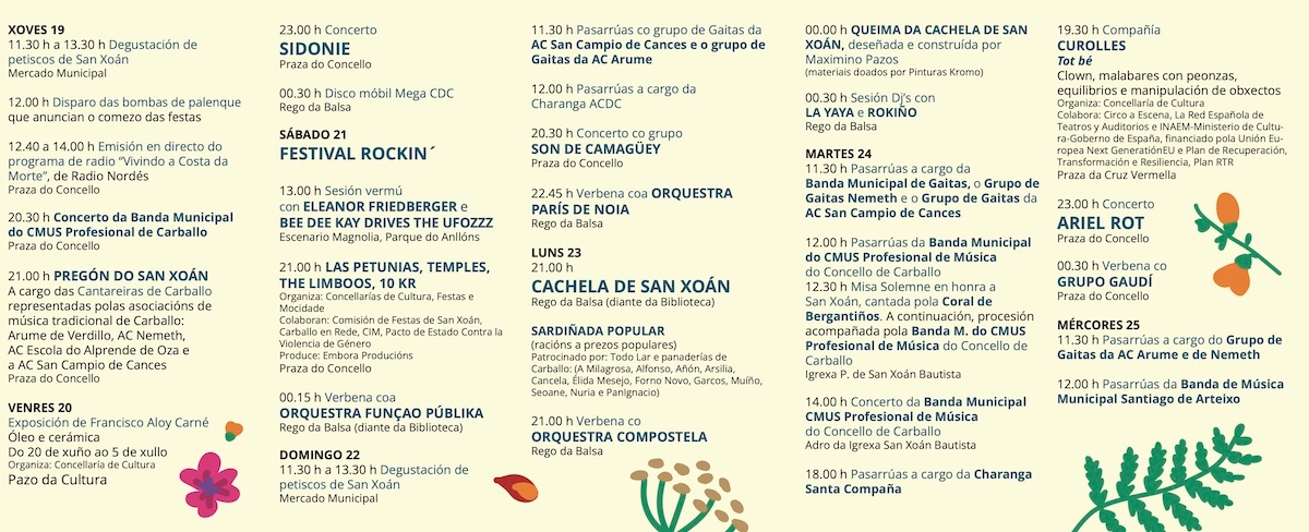 Programa San Xoan Carballo 2025 1
