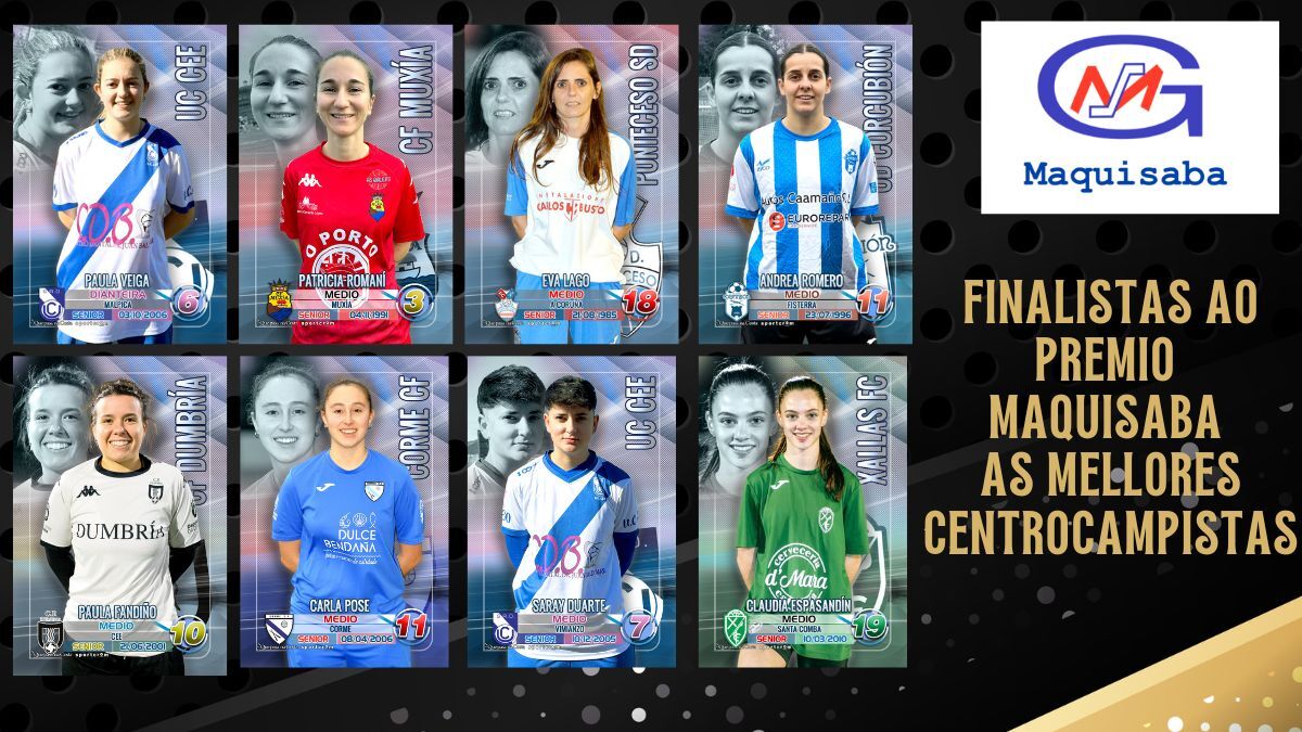 Finalistas Mellores Centrocampistas Futbol da Costa 2025