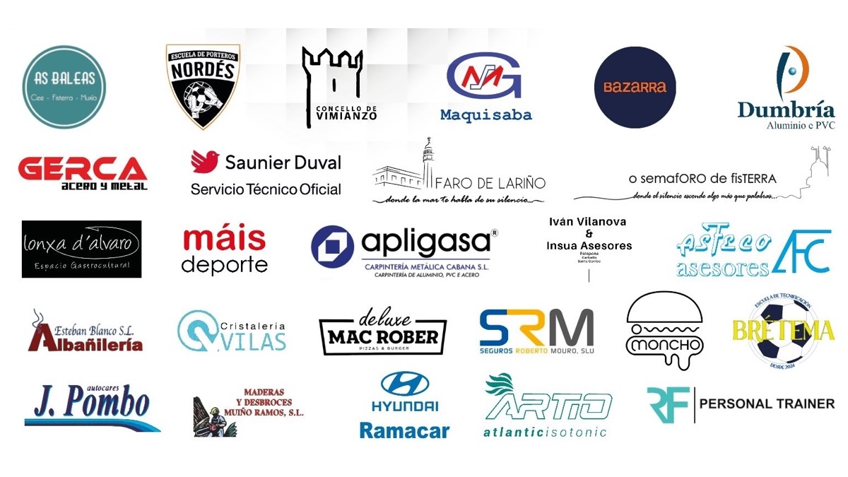 patrocinadores lona Gala Futbol da Costa 2025