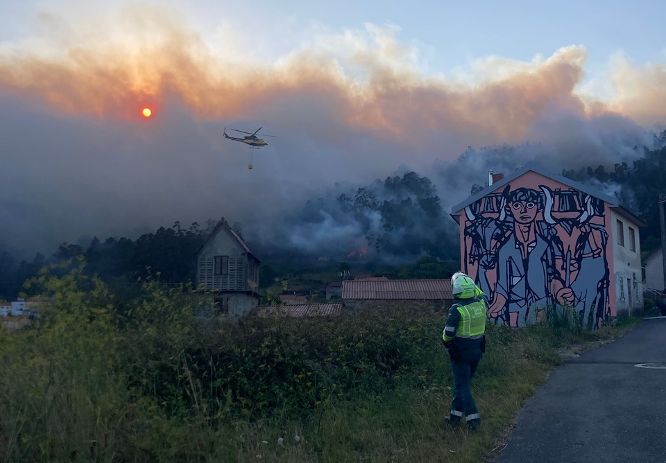 Incendio do Couto-Balares Garda Civil