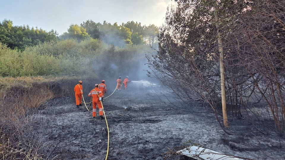 Proteccion Civil incendio Xavina