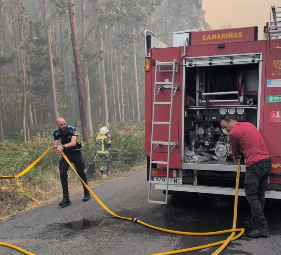 Policia Local Incendio camarinas