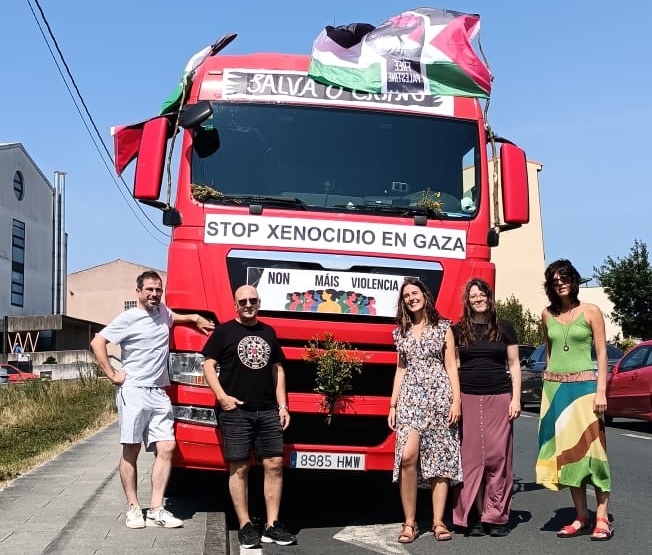 procesion de San Cristobal de Carballo con Gaza eo Casino