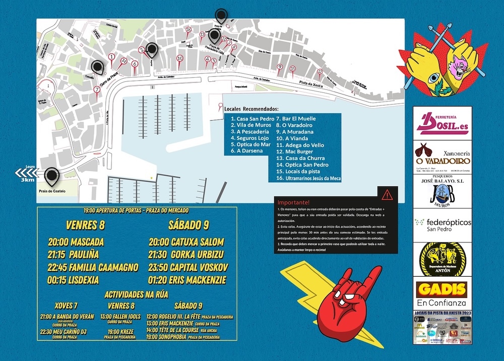 Espazos festival Castelo Rock Muros 2025