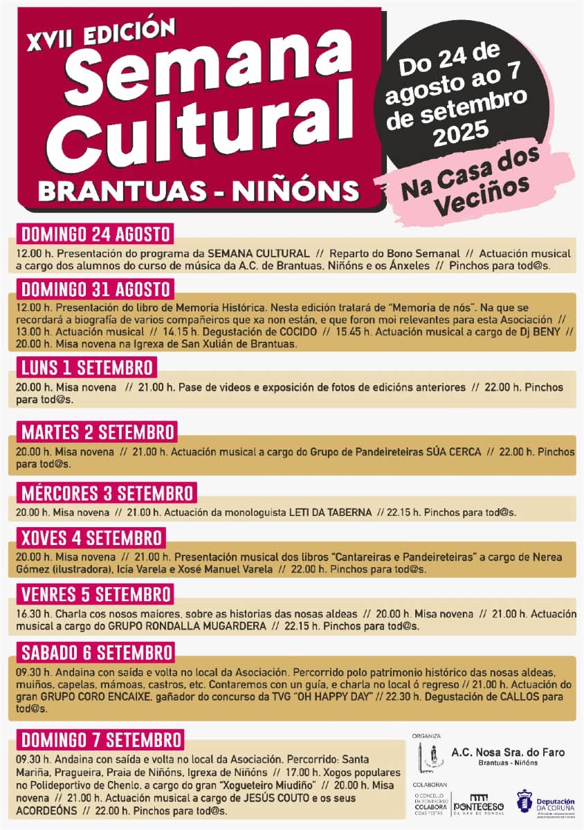 Semana CUltural de Brantuas 2025
