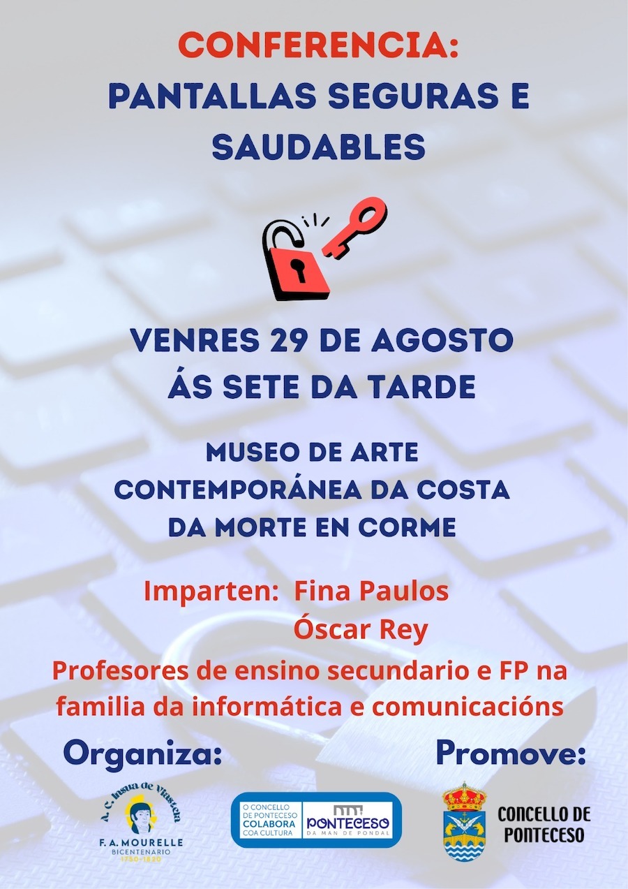 Conferencia Pantallas seguras e saudables en Corme