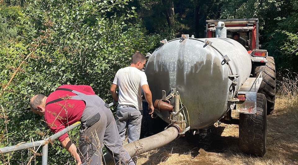 tractoristas nos incendios de frixe