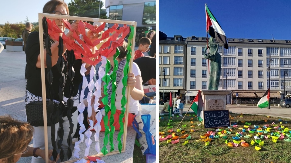 Barquinos por Gaza dende a Costa da Morte-COAP