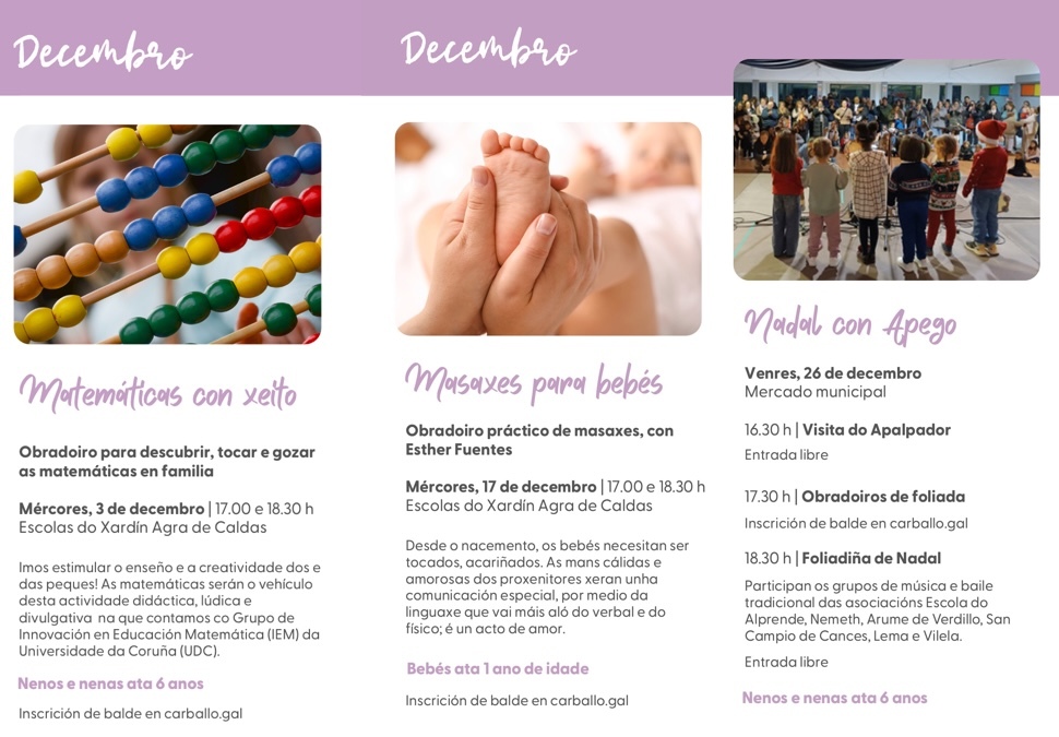 Programa APEGO Carballo decembro 2025