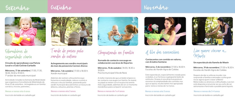 Programa APEGO Carballo setembro outubro novembro 2025