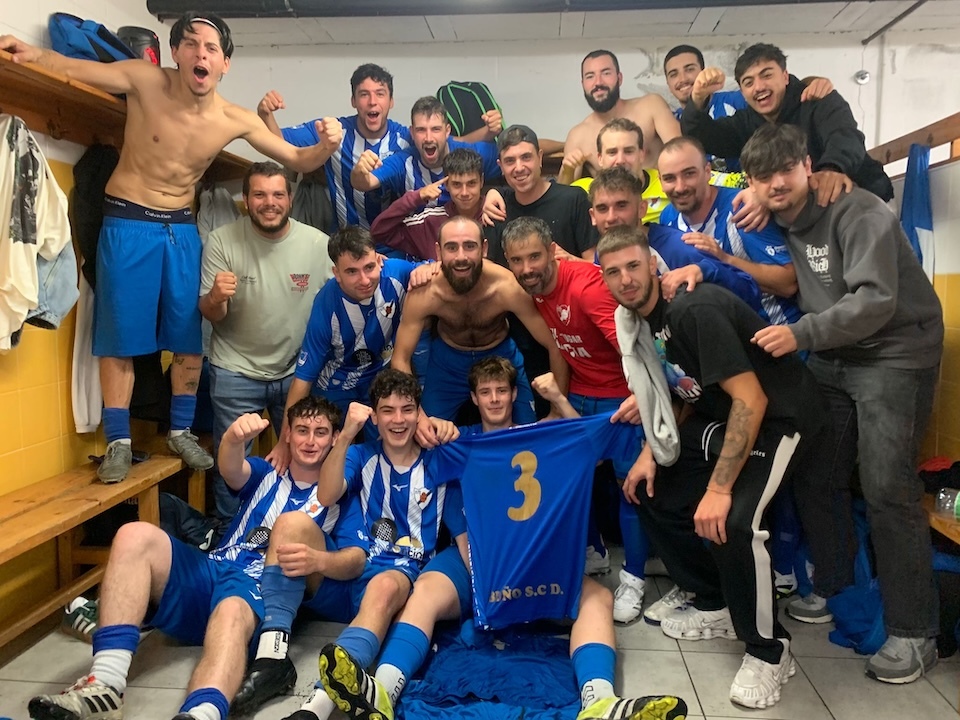 Buno tras vencer o primeiro partido