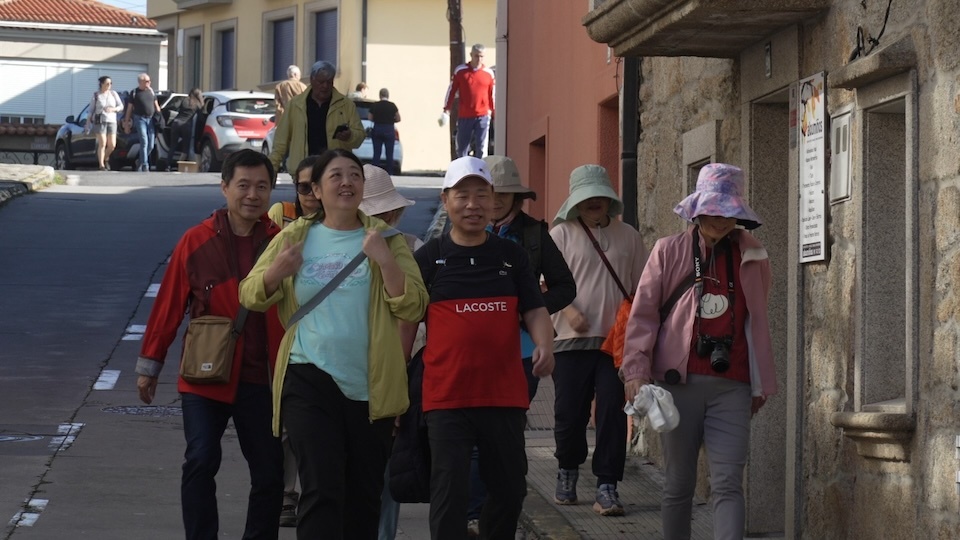 Peregrinos Taiwaneses na Romaria da Barca