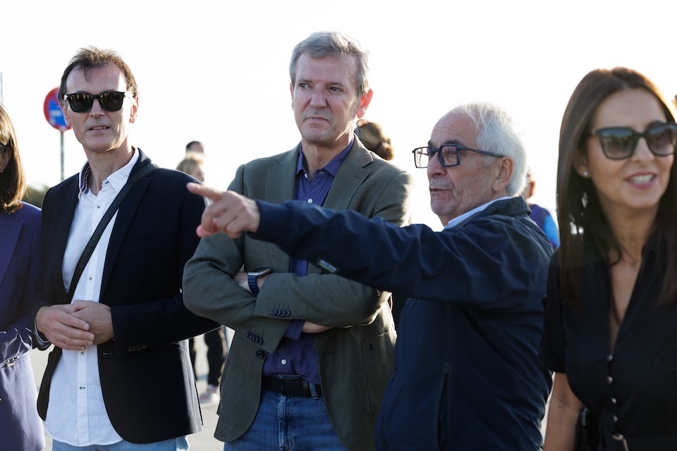O titular do Goberno galego, Alfonso Rueda, asiste ao ‘Atlantic Sunset - the latest in Europe’.Faro de Fisterra (Fisterra), 19/09/25.