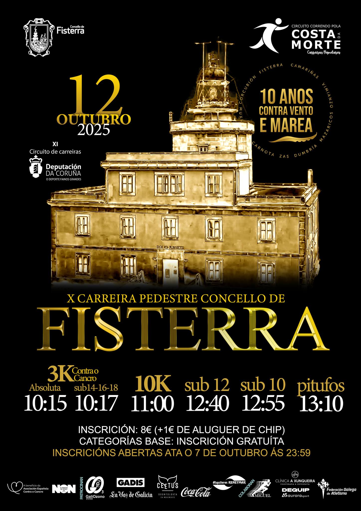 Carreira Correndo Pla Costa da Morte-Fisterra