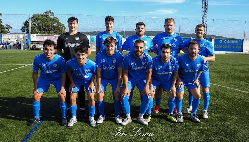 11 do CF Corme ante o Baio-Foto-Fin Lema