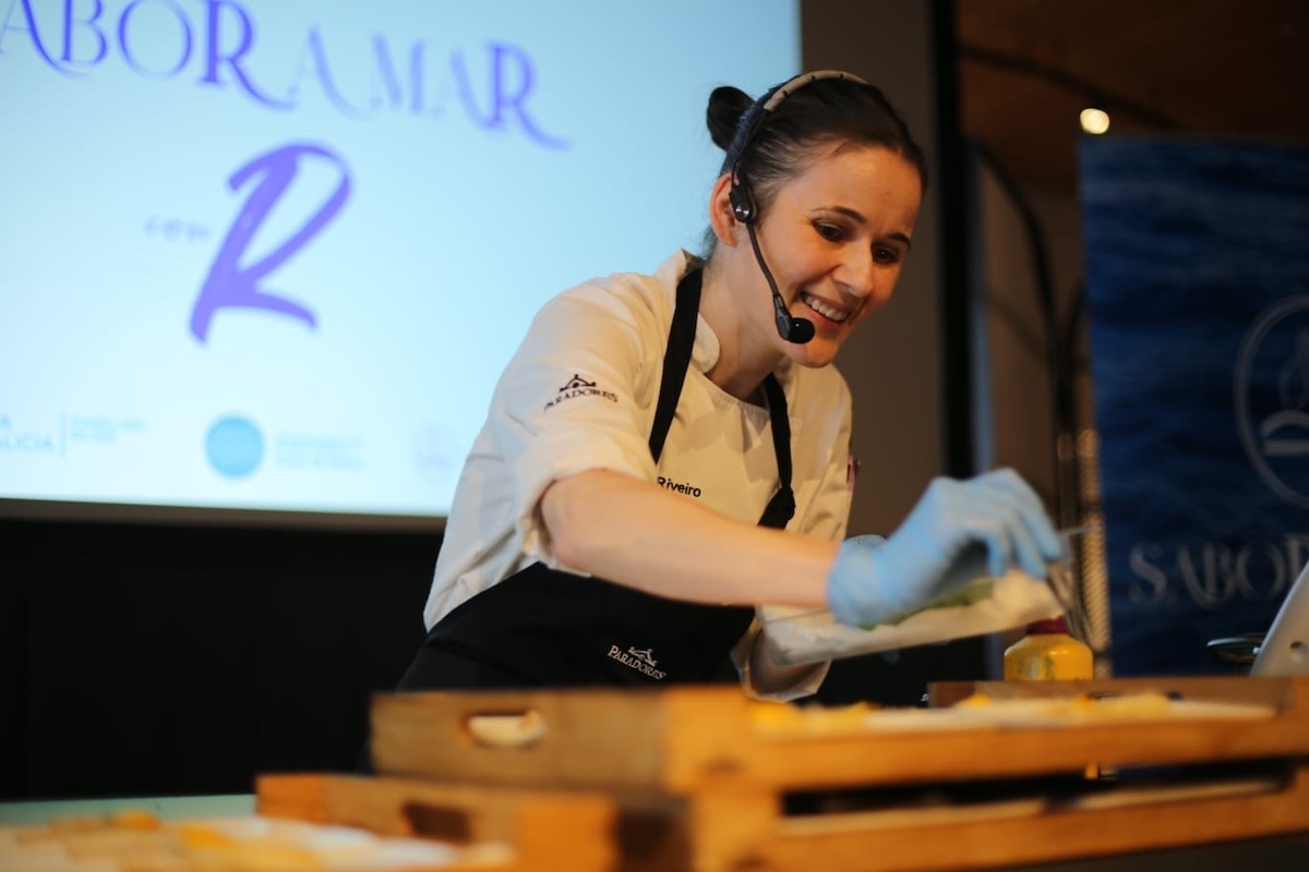 Paloma riveiro chef do Parador Costa da Morte en Temproada de Mar