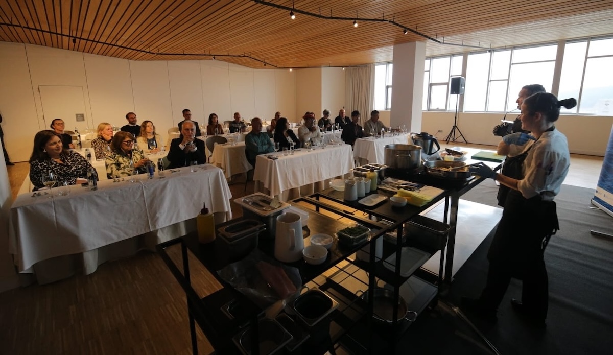 Showcooking temporada de mar no Parador asistentes