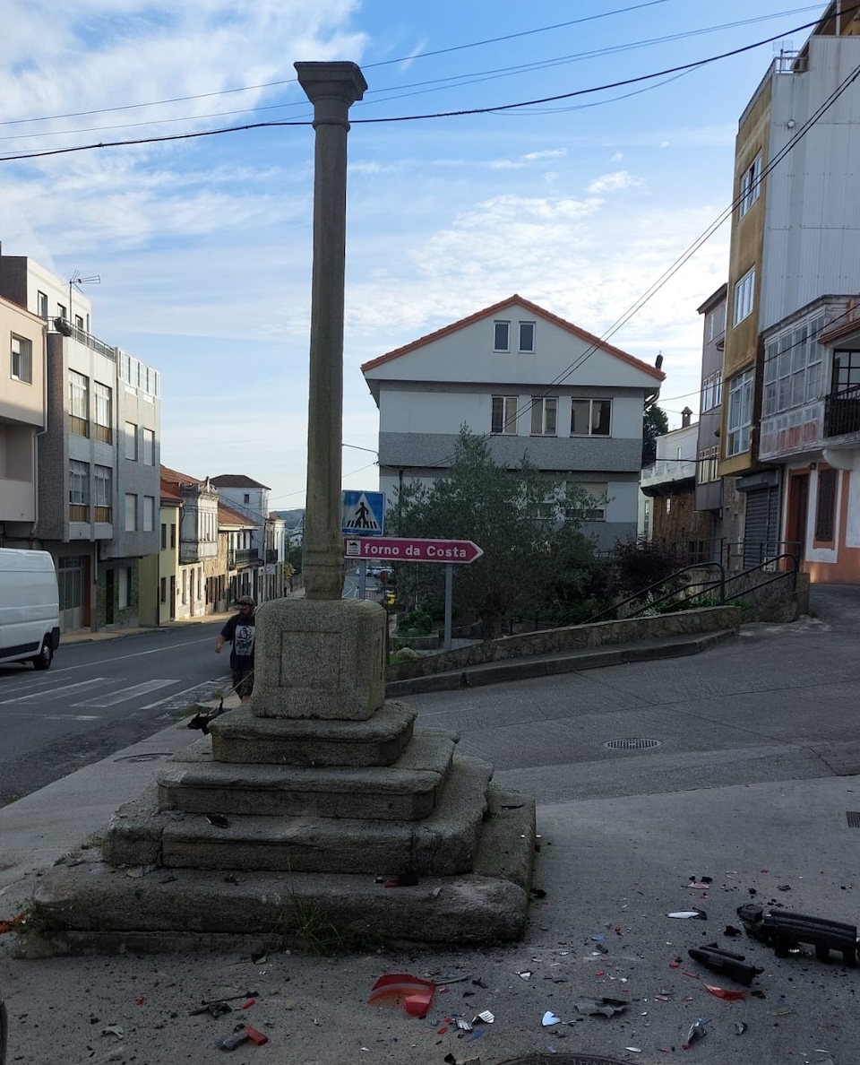 Accidente no cruceiro de Buno