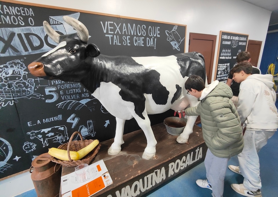 Visita do IES Pedra da Aguia a Xanceda 2