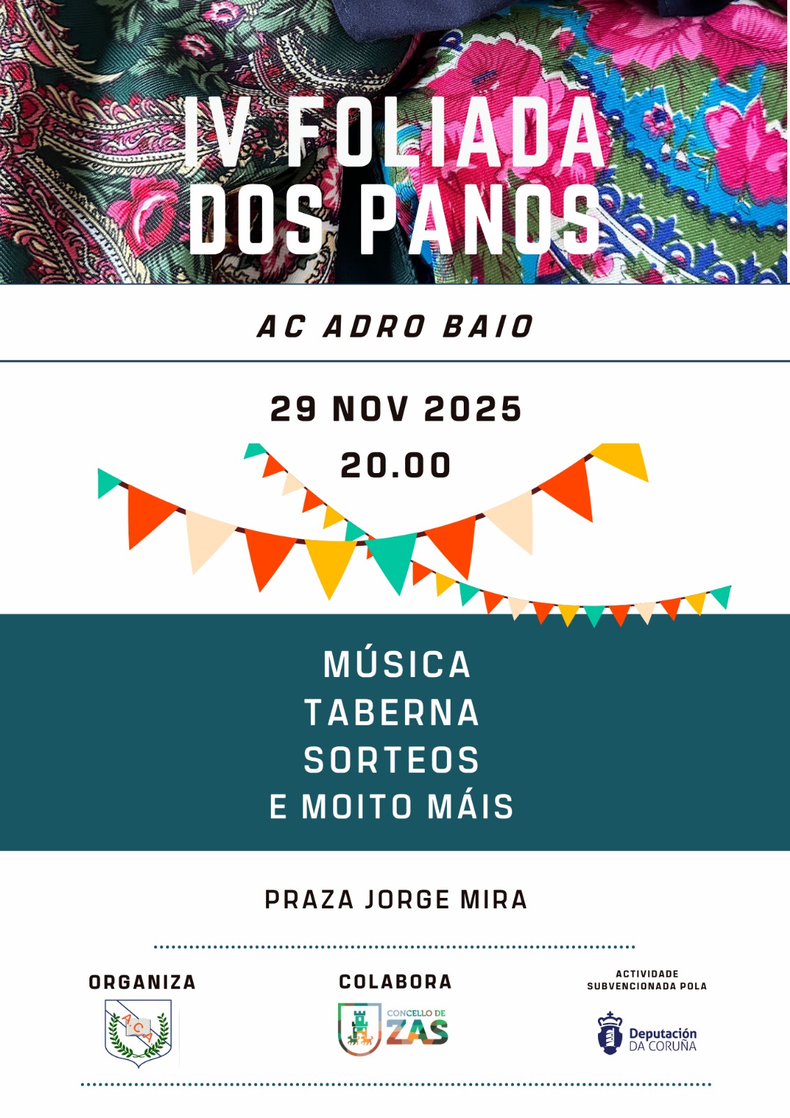 Foliada dos panos Baio-Zas