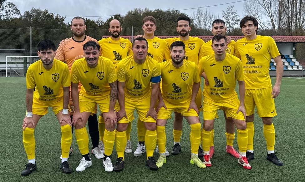 11 do CD Baiinas que empatou co Coristanco