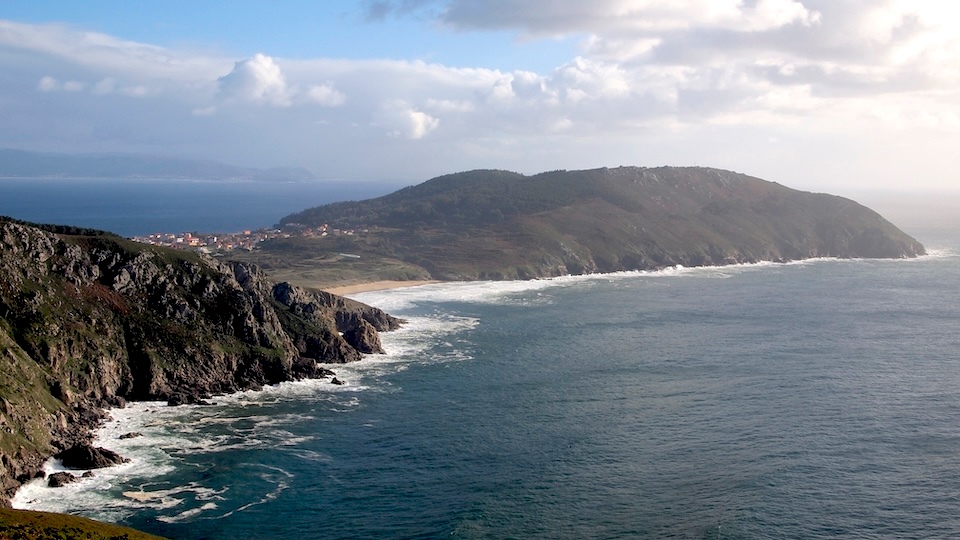 Praia de Mar de Fóra dende o Cabo da Nave