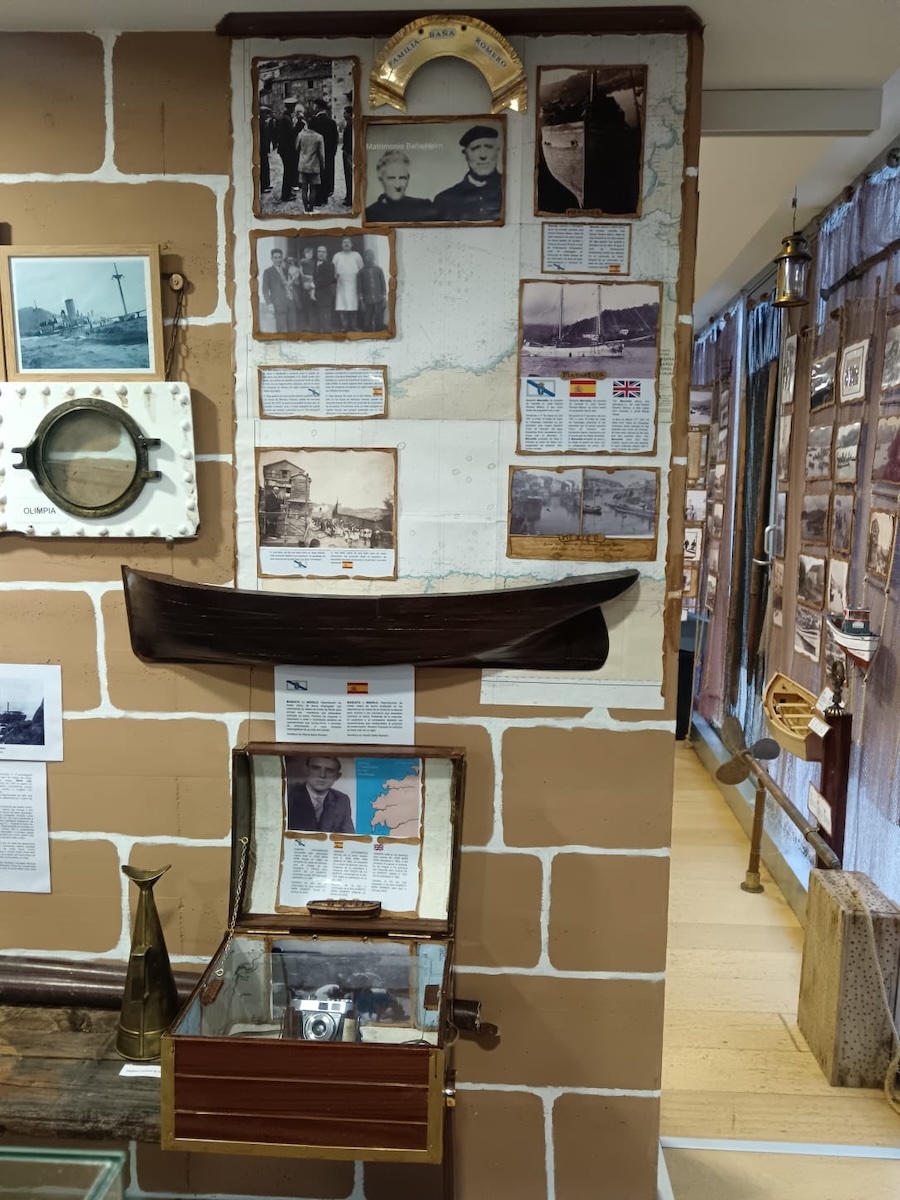 Espazo de homenaxe a Jose Bana Heim no Museo dos Naufraxios