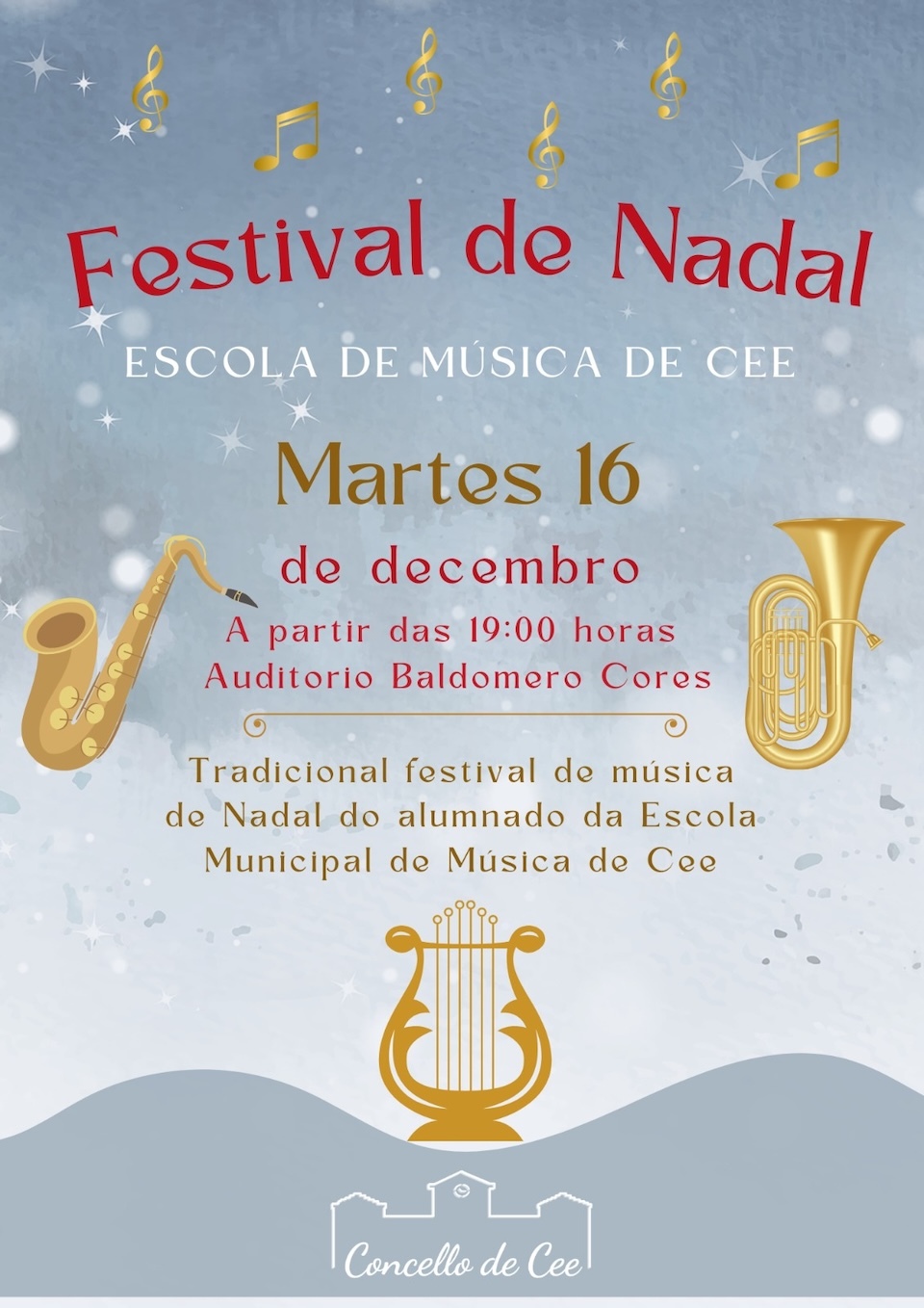 Festival de Nadal da Escola de Musica de Cee