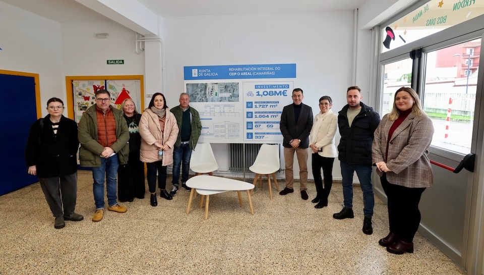 Visita da Xunta ao CEIP Areal de Camarinas 2