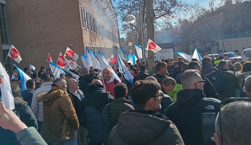 Concentracion en Madrid do setcor pesqueiro