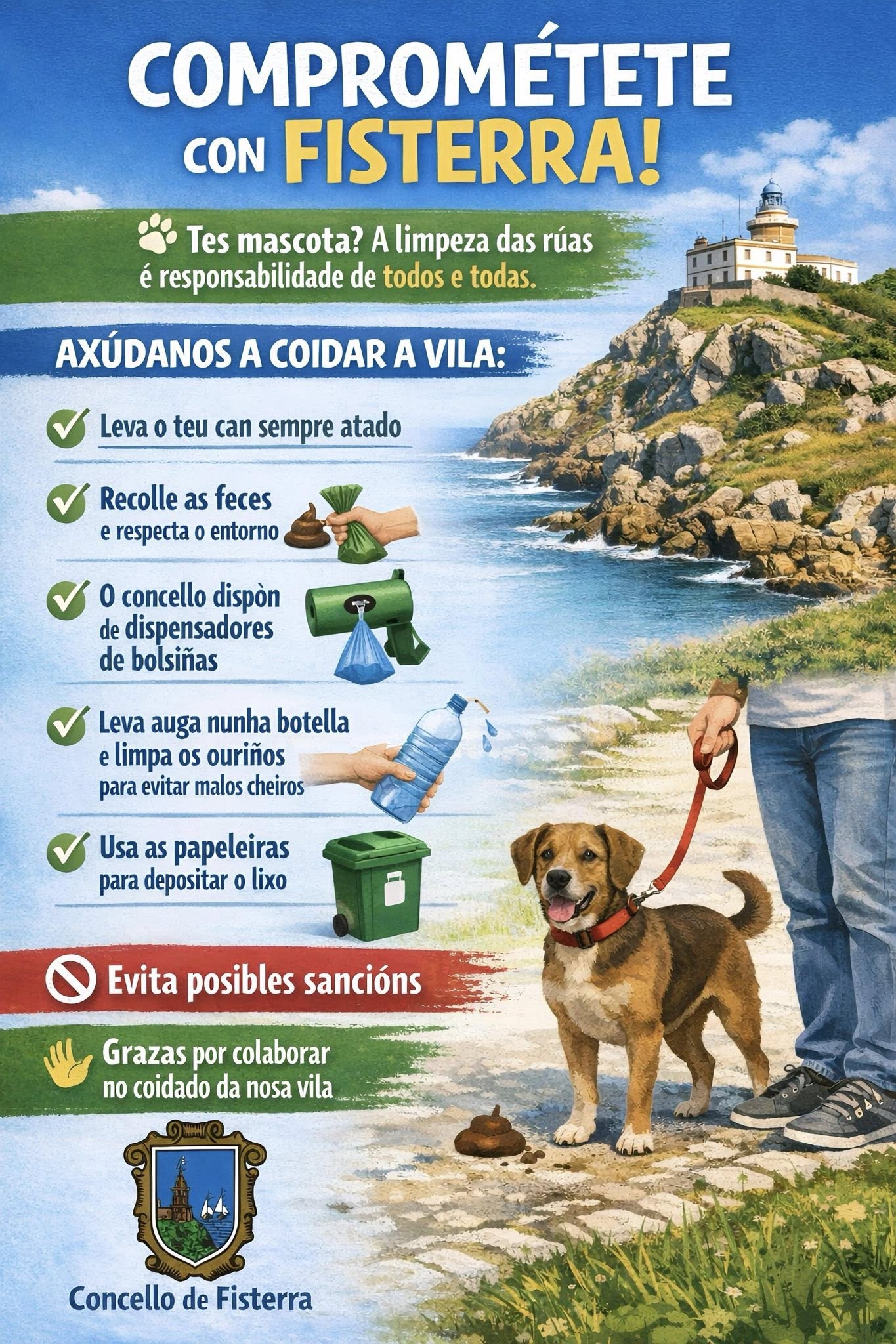 Comprometome con Fisterra cans