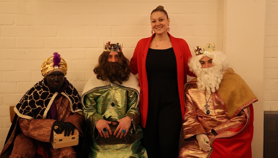 Os Reis Magos no Centro Galegho de Lyss con Alejandra Plaza