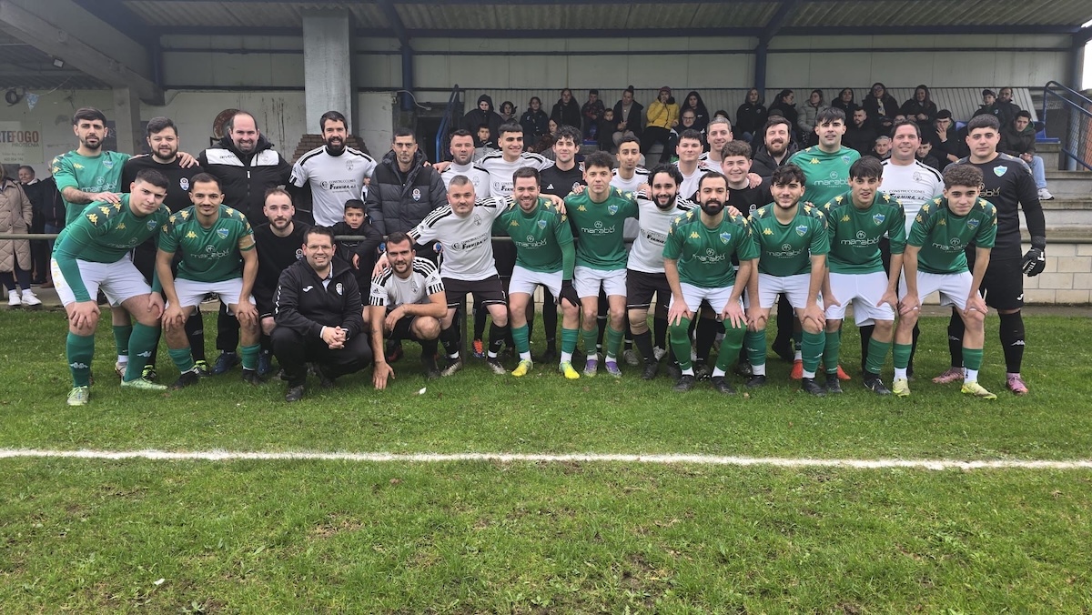 Familias do Coristanco e do Nanton con Mikel