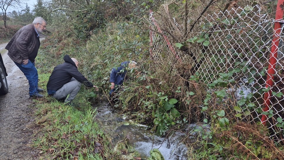 Revisando a calidade das augas rio abaixo do Monte Neme