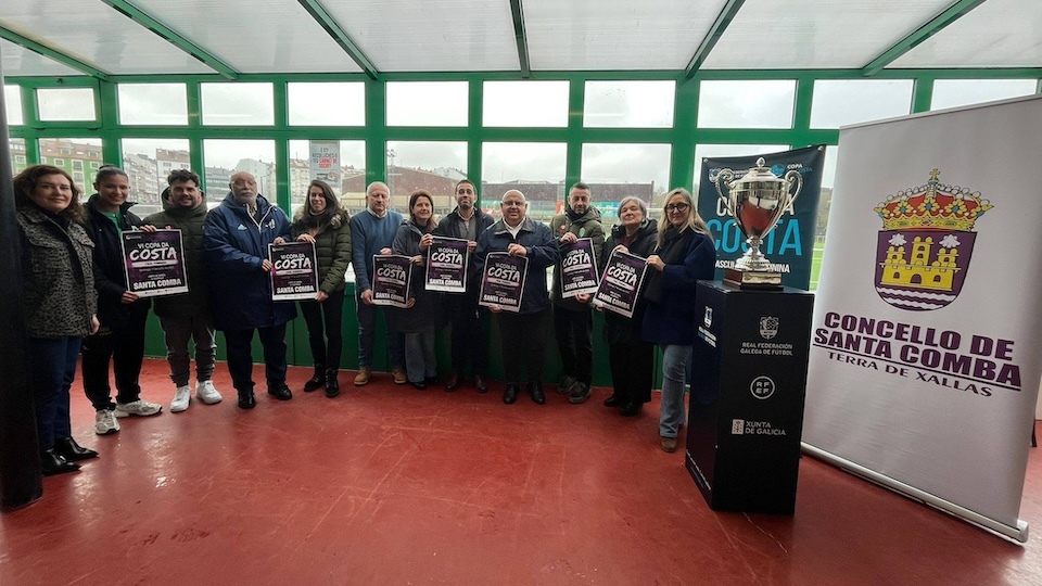 Presentacion da Copa da Costa Feminina en Santa Comba