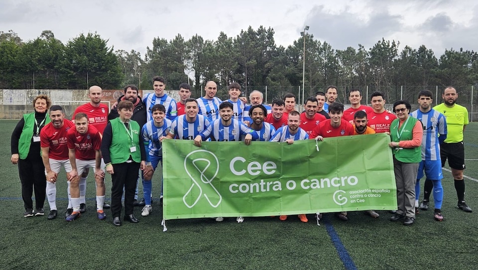 Equipos de Corcubión e Ponteceso coa AECC