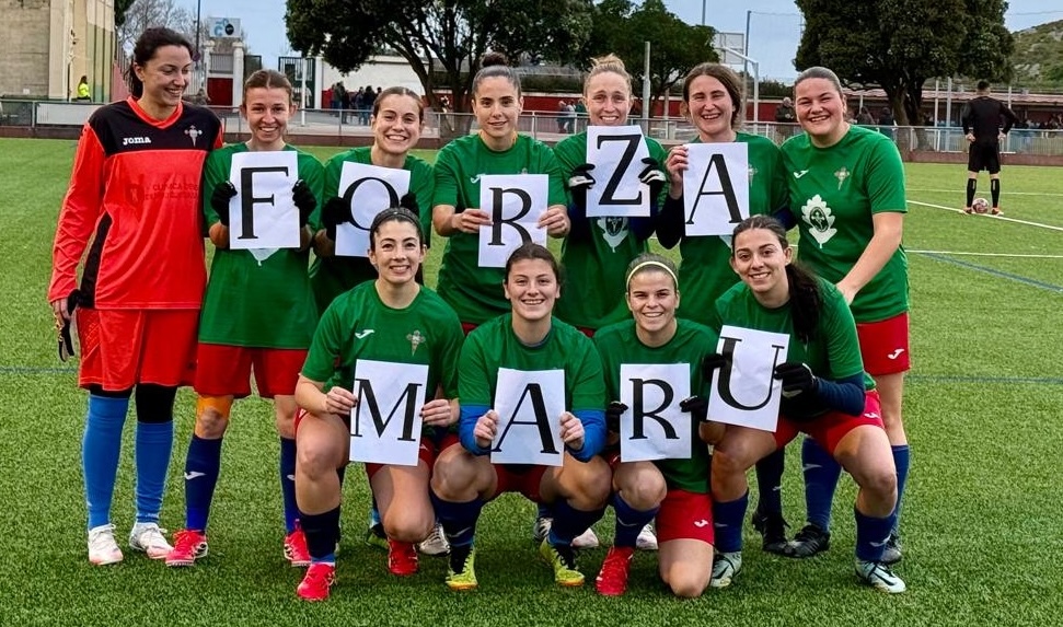 Esteirana con Maruxa