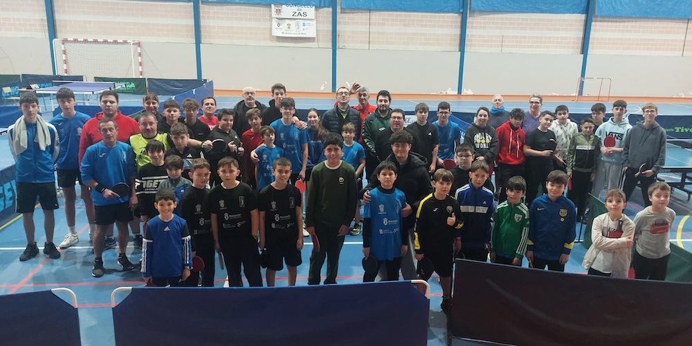 Familia do AD Zas tenis de Mesa