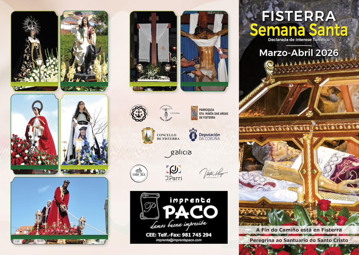 Triptico Semana Santa FDisterra 2026