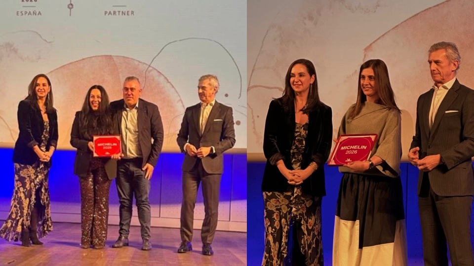 A Tavernetta da Ponte e Hotel Balares recollendo o Recomendado da Estrella Michelin